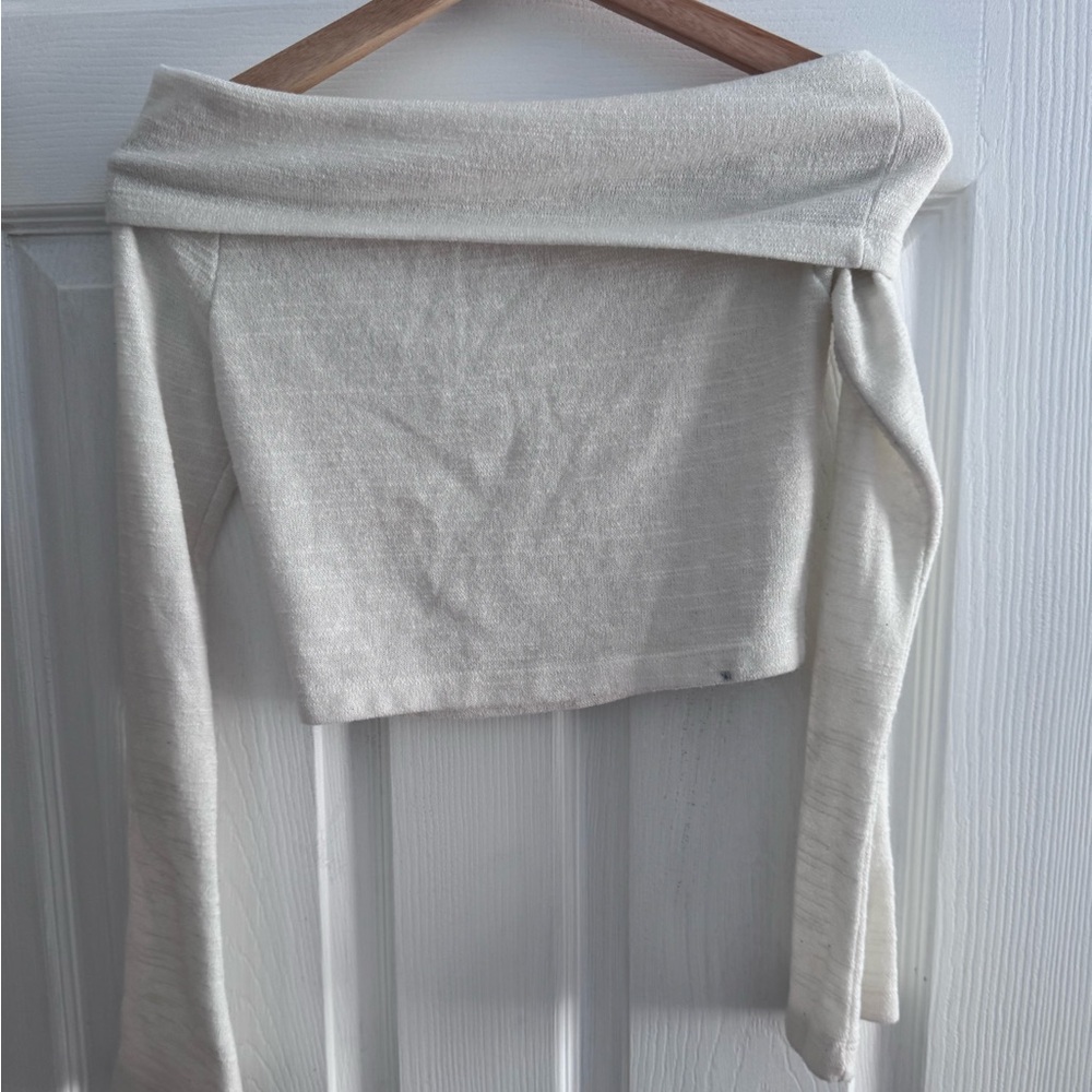 Elegant White Off-Shoulder Top